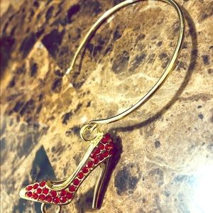 Red High Heel Bracelet